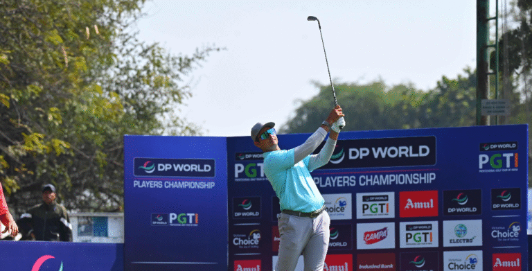 Kshitij Naveed Kaul shoots 62 to lead DP World Players Championship in Delhi